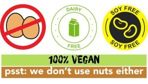 Egg Free | Dairy Free | Soy Free | Vegan